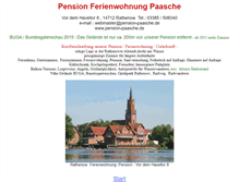 Tablet Screenshot of pension-paasche.de